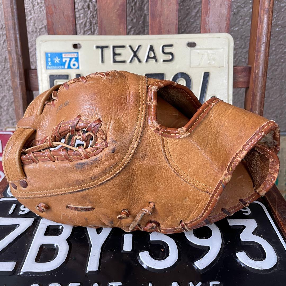 貴重！40's〜50's OLDアメリカアンティーク野球グローブ本革USAレザー