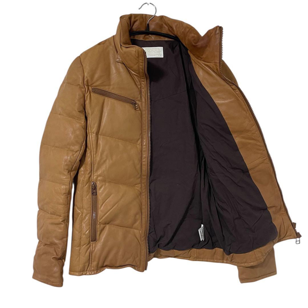 AZ by junhashimoto ジュンハシモト レザーダウンジャケット M - メルカリ