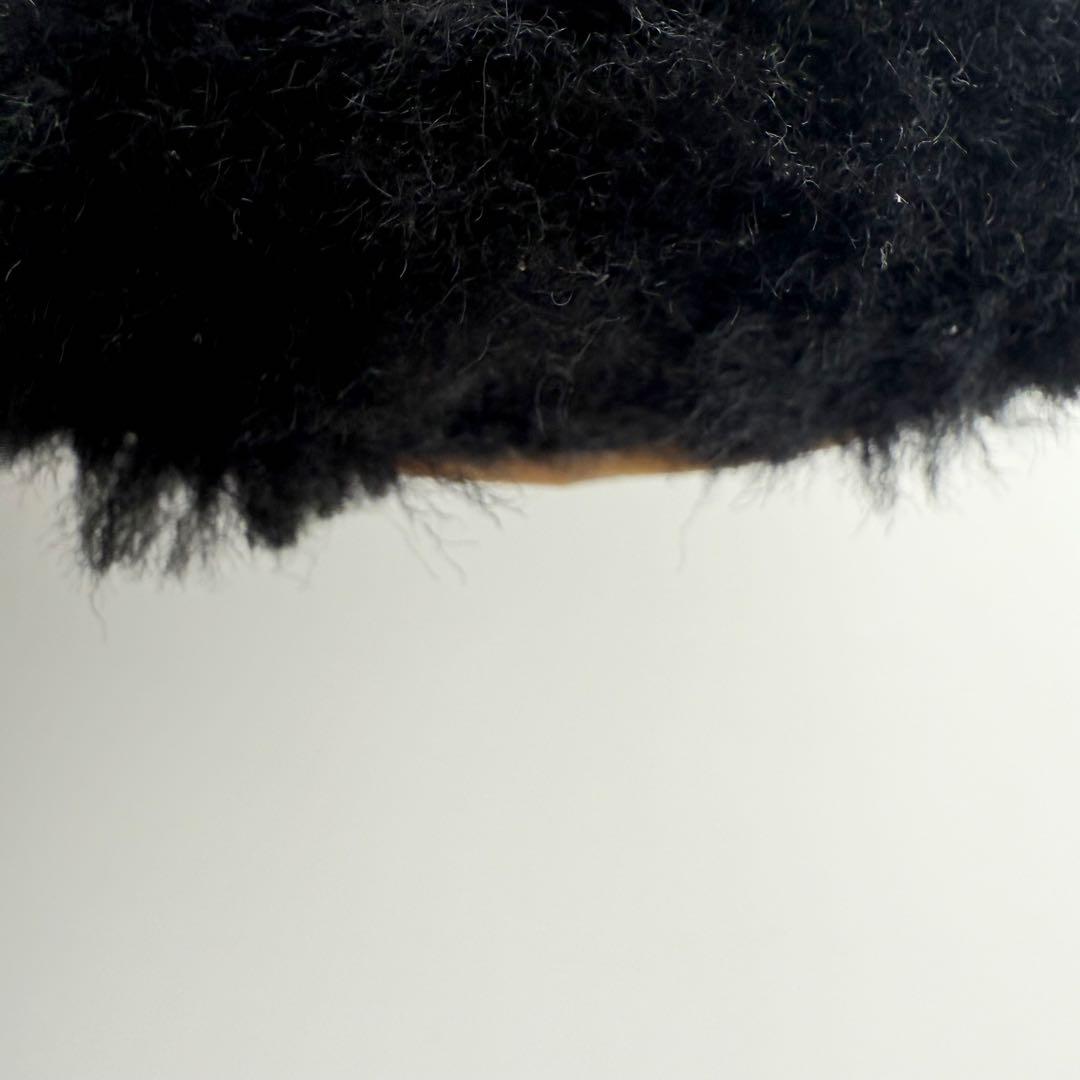 超美品　UGG バックストラップ サンダル ブラック ファー 羊毛 24.5cm