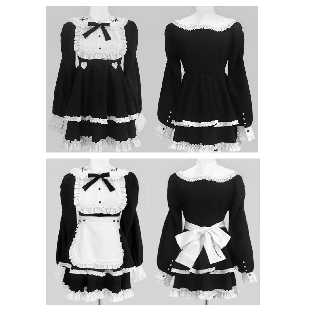 Dimmoire ディムモアール 絶メイドワンピース 黒白 - メルカリ