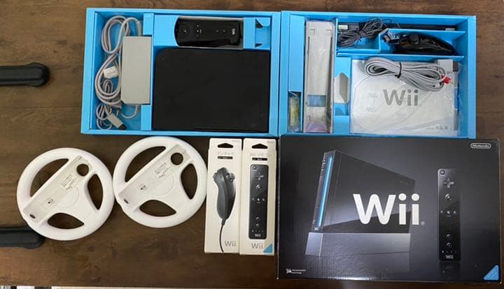 Wii本体+ゲームソフト5種 豪華セット Wii - Wii 本体＆ゲームソフト5本セットの通販 by けなり's shop