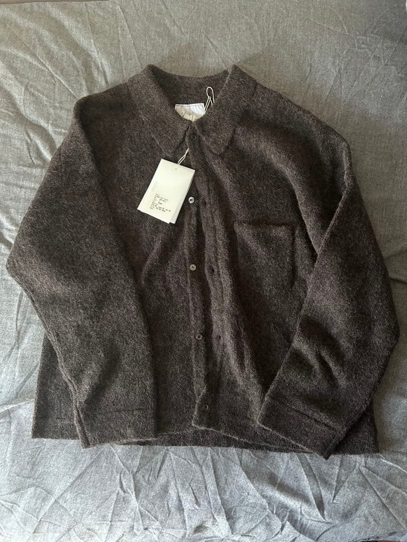 完売品 ANCELLM KIMONO KNIT SHIRT(BROWN)25AW KIMONO KNIT SHIRT(BROWN) – ANCELLM