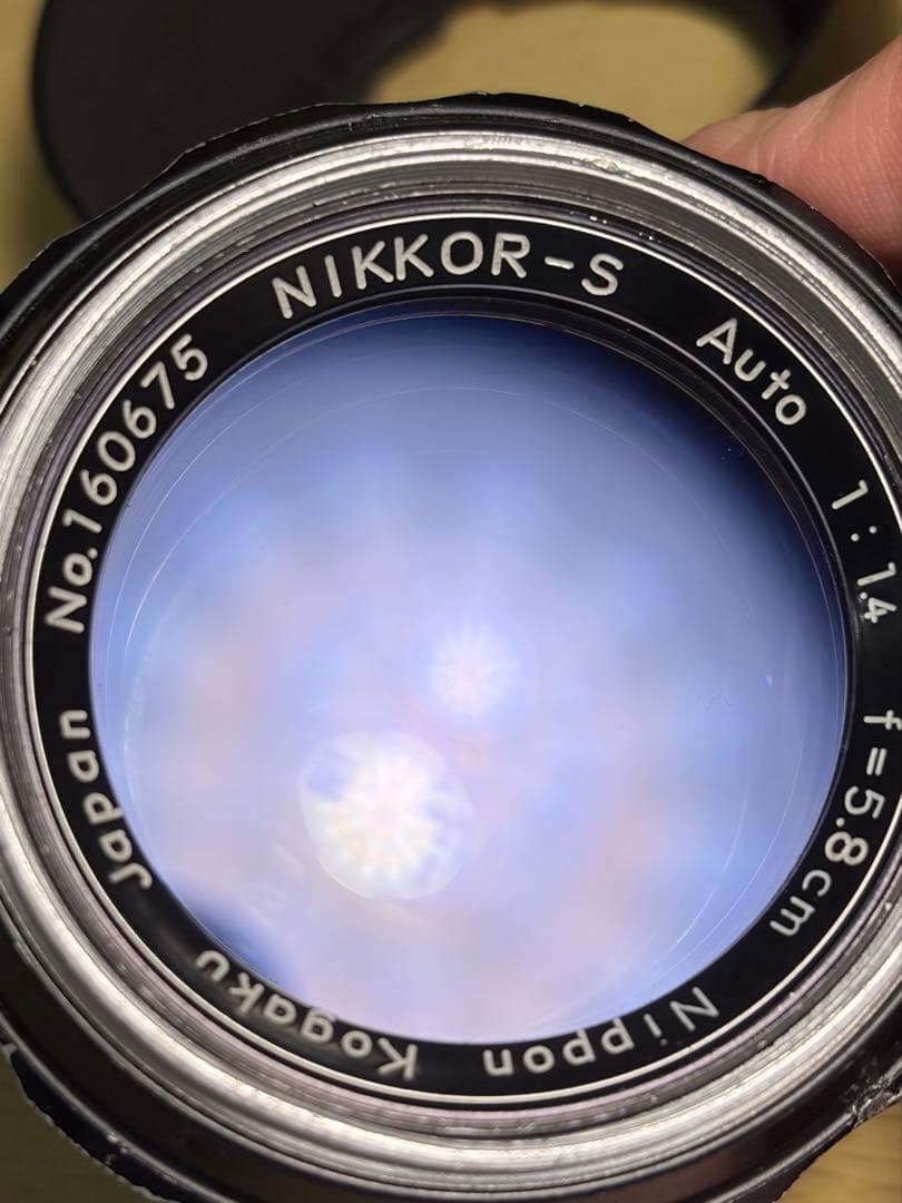 Nikon Nikkor-S Auto 5.8cm F1.4 + フード