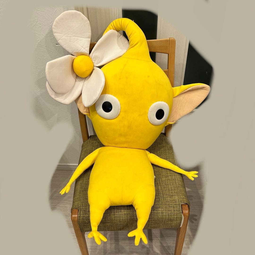 レア ピクミン 巨大ぬいぐるみ 黄ピクミン 2001年 オオイケ 任天堂