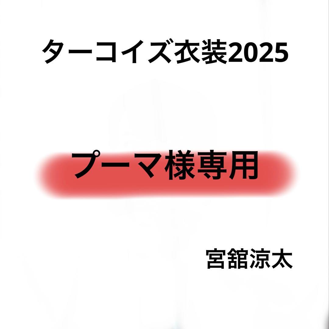 プーマ 　Bigぬいターコイズ衣装 宮舘涼太 プーマ 様専用 Bigぬいターコイズ衣装 宮舘涼太 - メルカリ