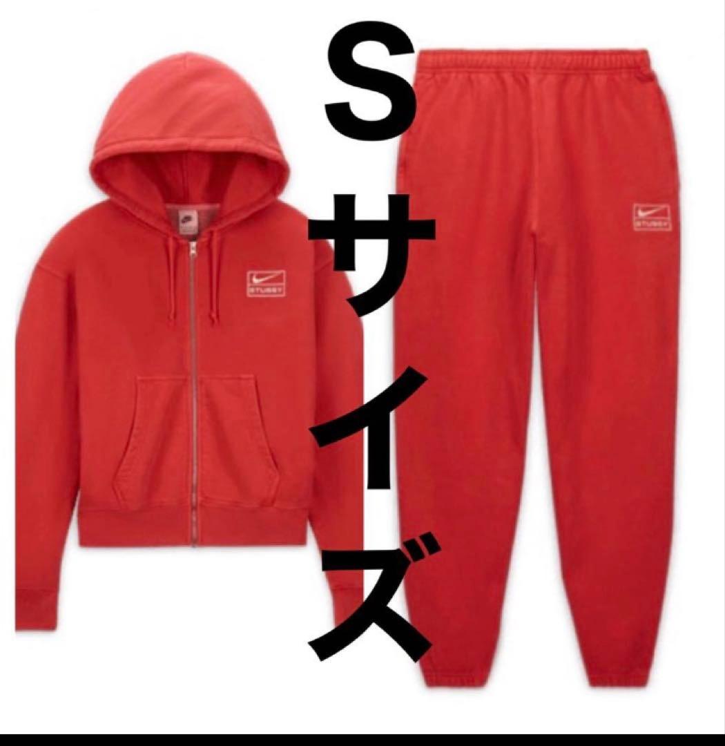 Nike Stussy Habanelo Red セットアップ Nike Stüssy Full-zip Fleece Hoodie Habanero Red for Men | Lyst