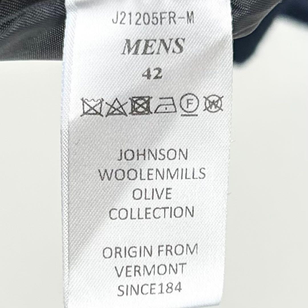 希少【美品】ジョンソンウーレンミルズ/エルガン別注スタンドカラー