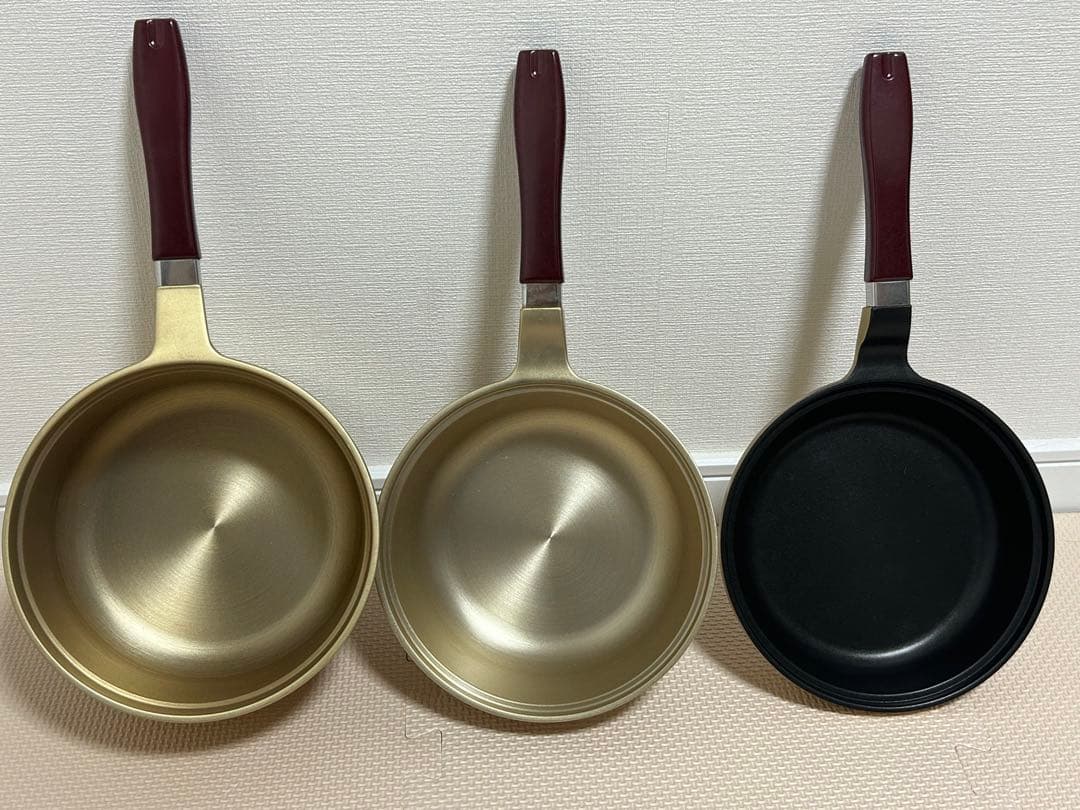 マル球産業 かわいいナベミニゴールド 深ナベ・浅ナベ・フライパン