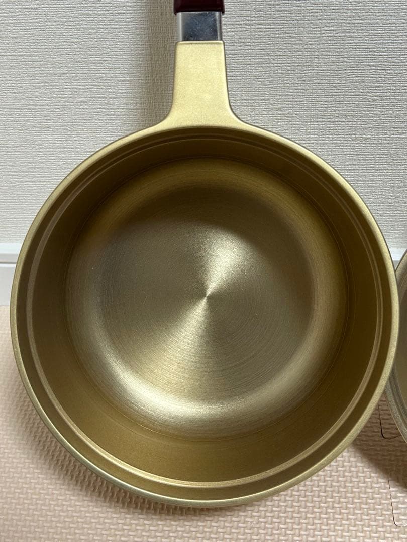 マル球産業 かわいいナベミニゴールド 深ナベ・浅ナベ・フライパン