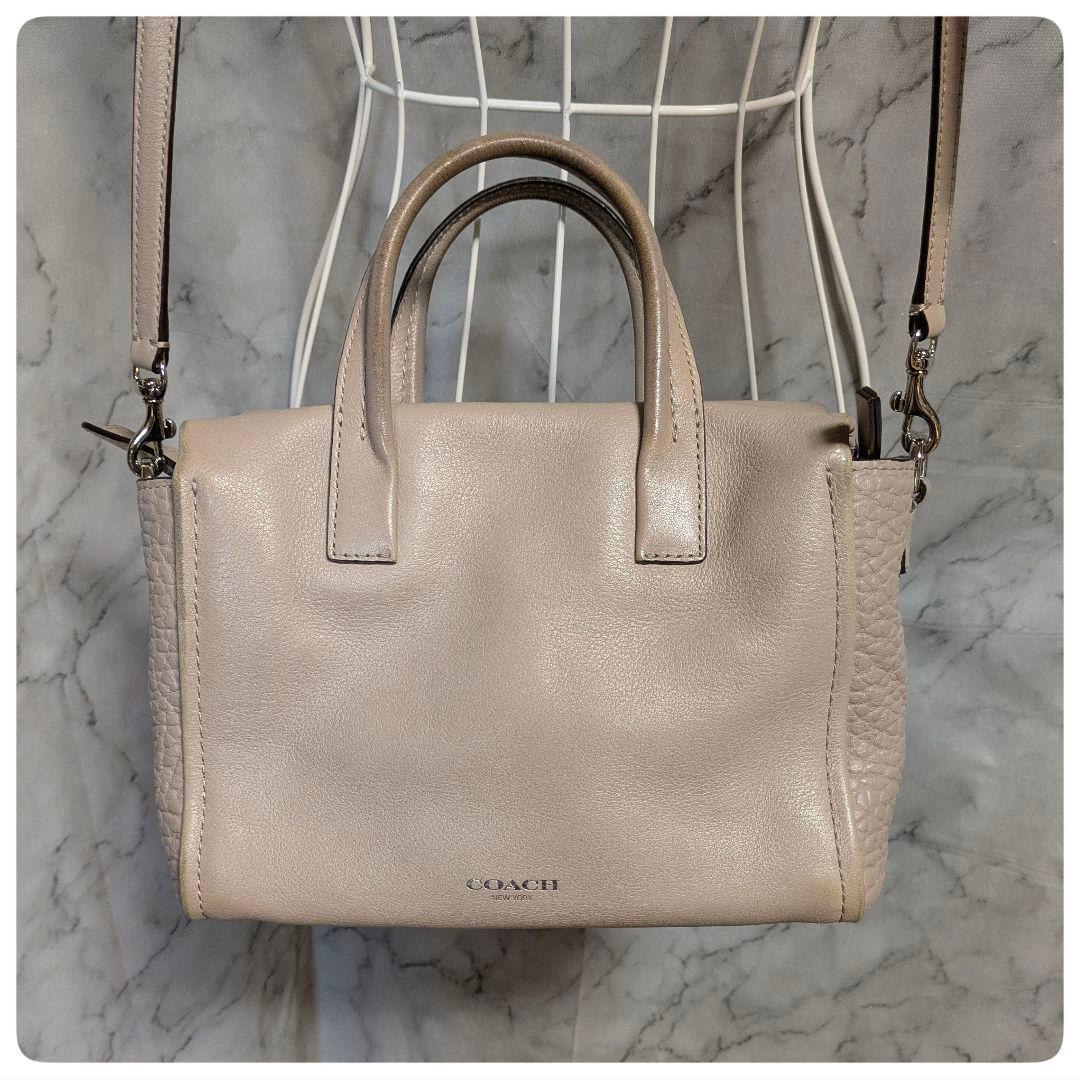 COACH コーチ ブリーカーレザー ミニライリー キャリーオール - メルカリ