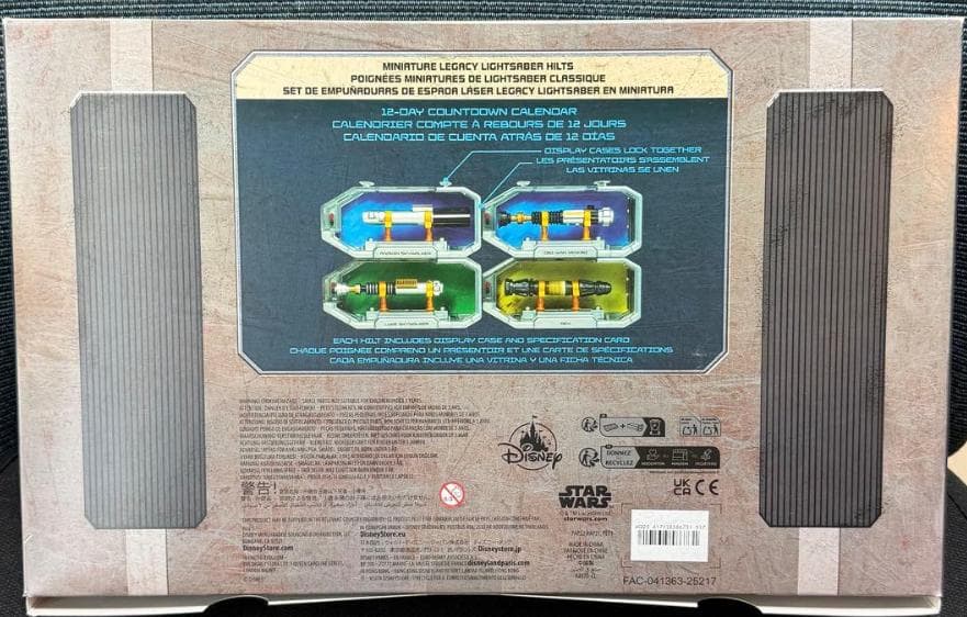 海外限定】レガシー ライトセーバー ヒルツ カウントダウンカレンダー
