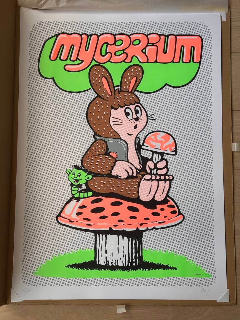 MYCE silk screen プリント　版画 sold out】HEADLOCKSTUDIO Presents - MYCE Silk-screen print 2nd