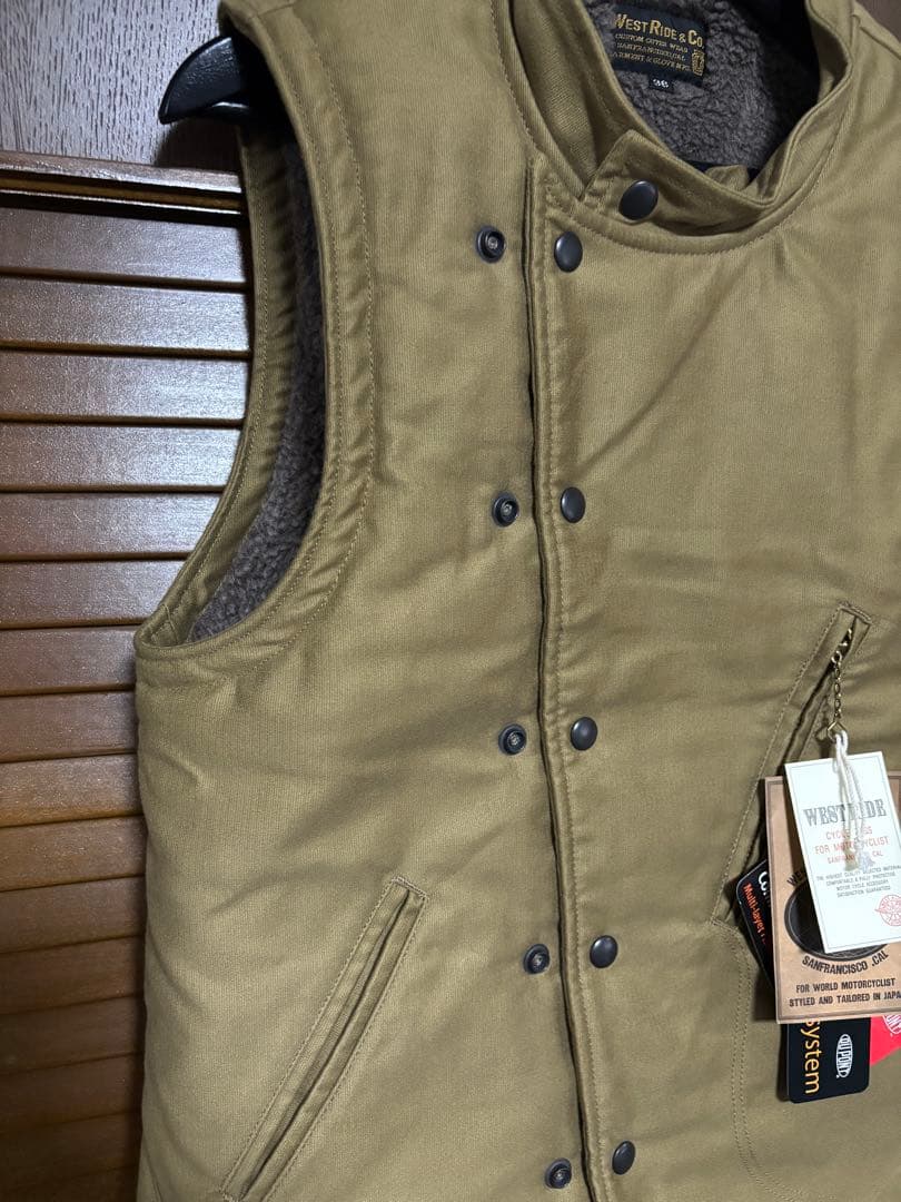 WESTRIDE ウエストライド ナパ napa ベスト 裏ボア - メルカリ