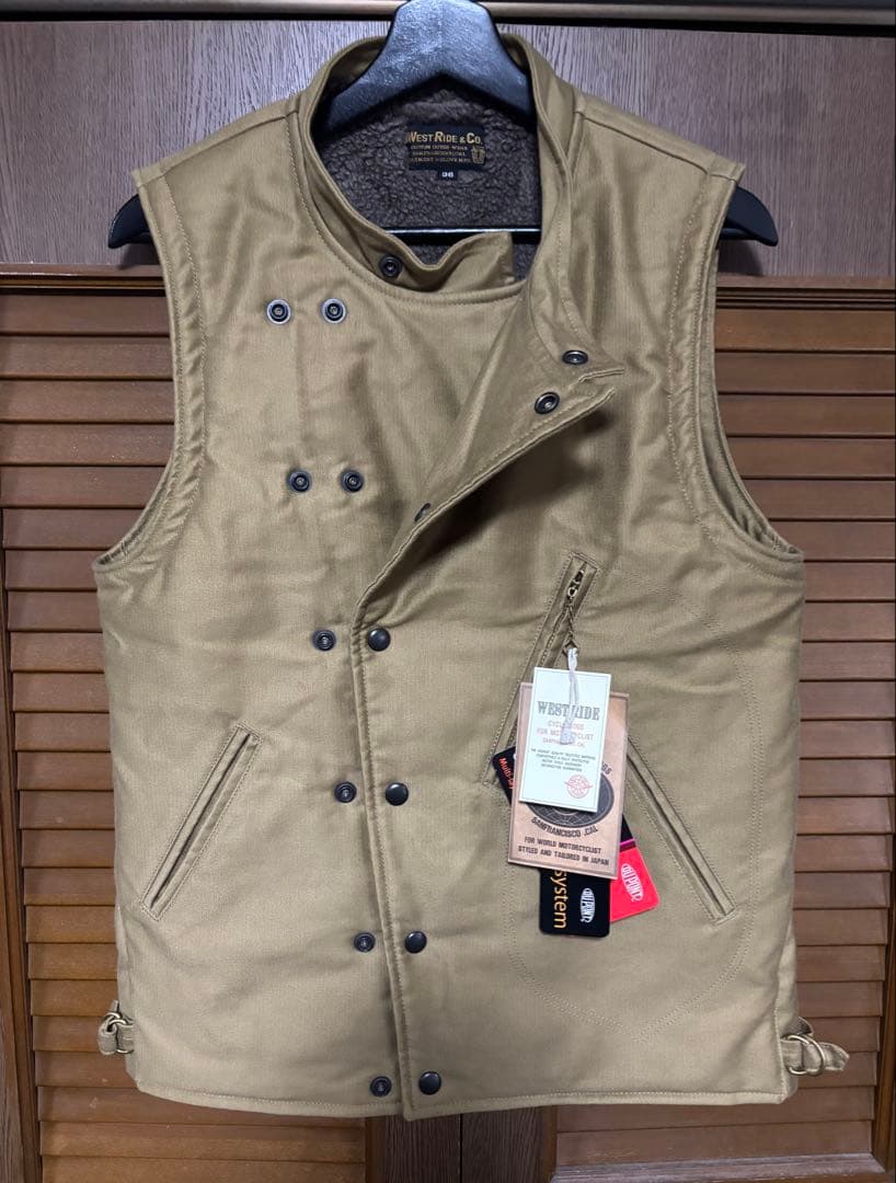 WESTRIDE ウエストライド ナパ napa ベスト 裏ボア - メルカリ
