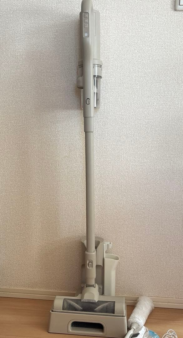 【本日まで限定価格】MagiCaleena スティッククリーナー グレージュ アイリスオーヤマ MagiCaleena 充電式紙パックスティッククリーナー