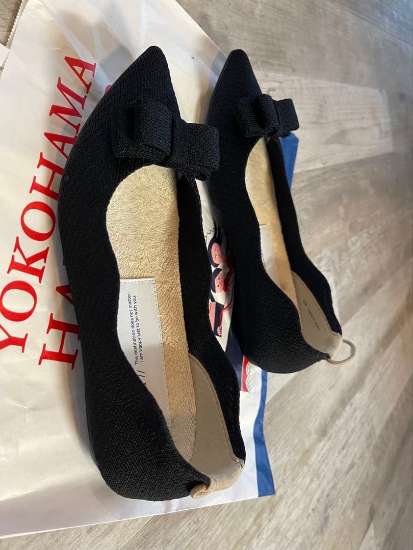 Lynn様 【美品】Offen / Pointed-RUBAN 黒 サイズ37