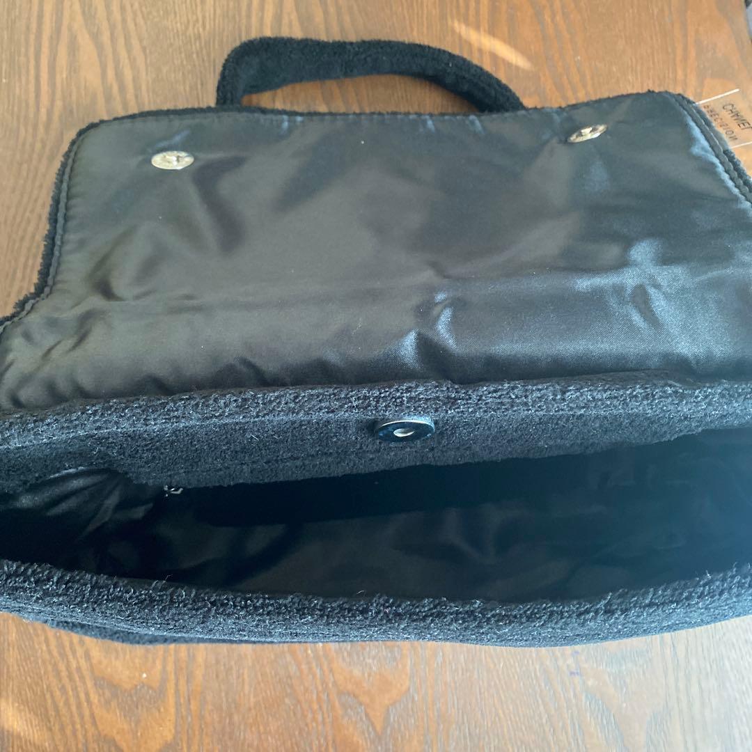 CHANEL 黒 ノベルティショルダーバッグ 非売品パイル - メルカリ