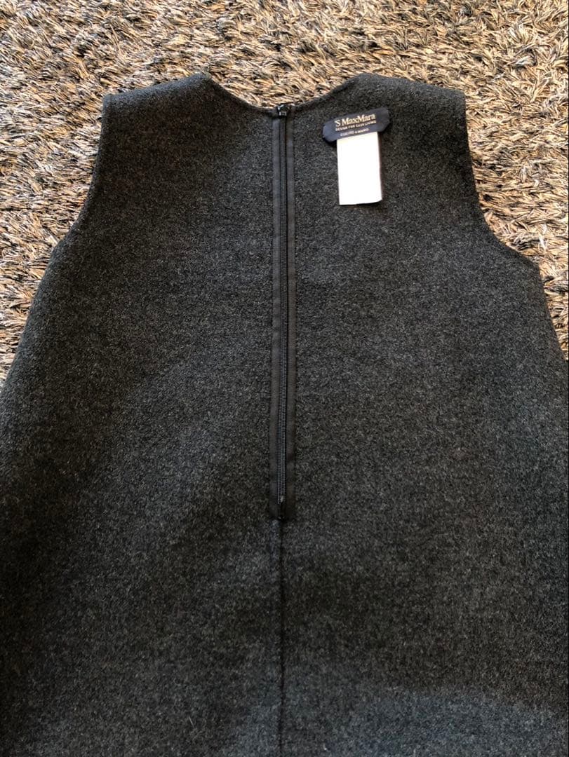 最高級】MaxMara クチートアマーノ バルーンダブルフェイスワンピース