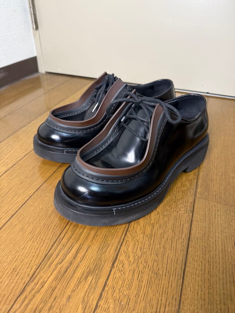 PRADA ダイアパソン オペークブラッシュドレザー レースアップ シューズ PRADA(プラダ) ダイアパソン オペークブラッシュドレザー レースアップ
