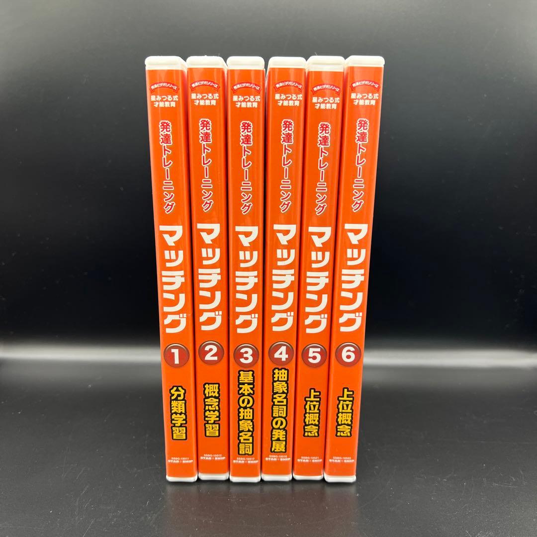 星みつる式 マッチング 1〜6巻 発達トレーニング DVD 分類学習 右脳の