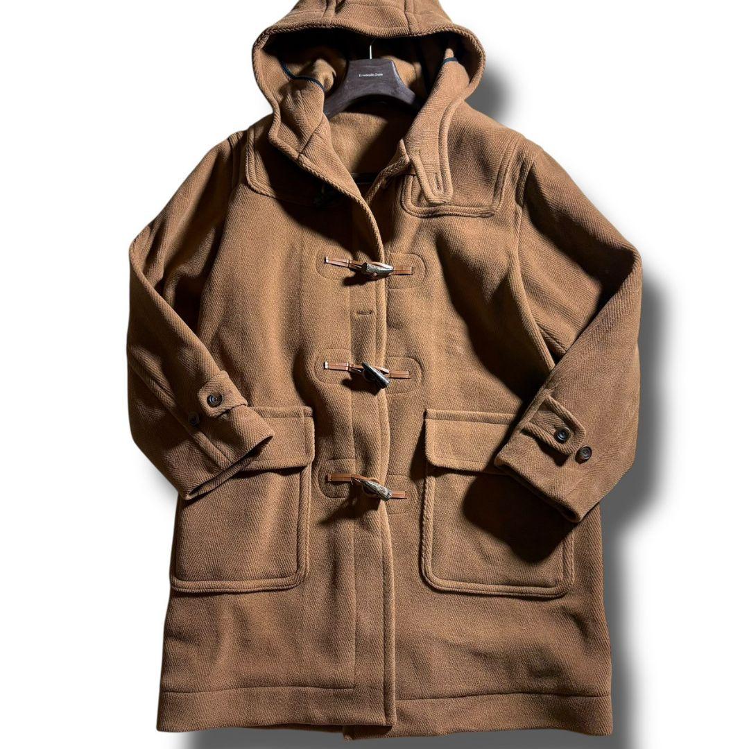 【極美品】ビームス 24AW ダッフルコート ヘリンボーン キャメル XL相当 BEAMS PLUS（ビームス プラス）Duffle Coat Herringbone（コート