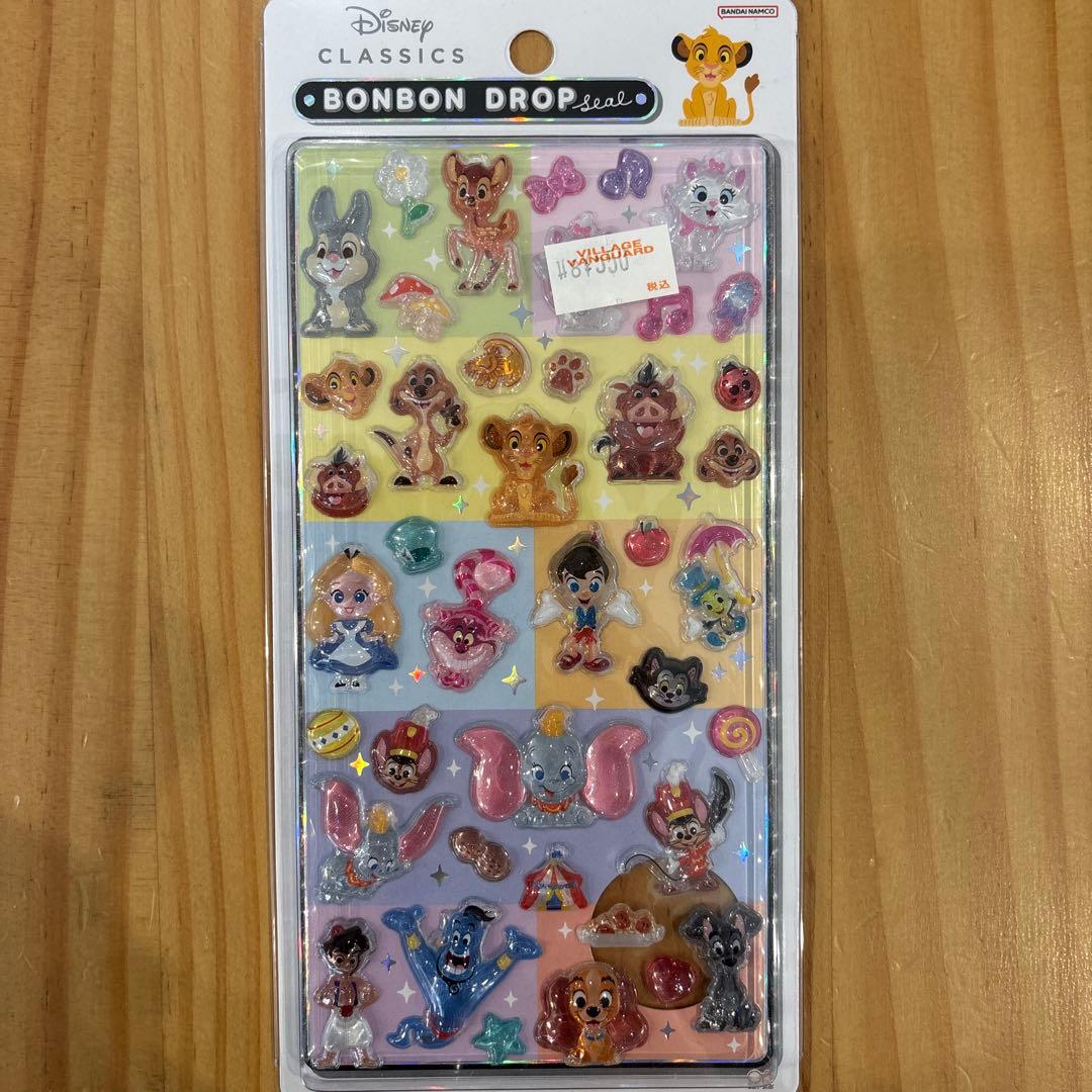 《正規品》ボンボンドロップシール　ディズニー　第二弾　８種類コンプリート