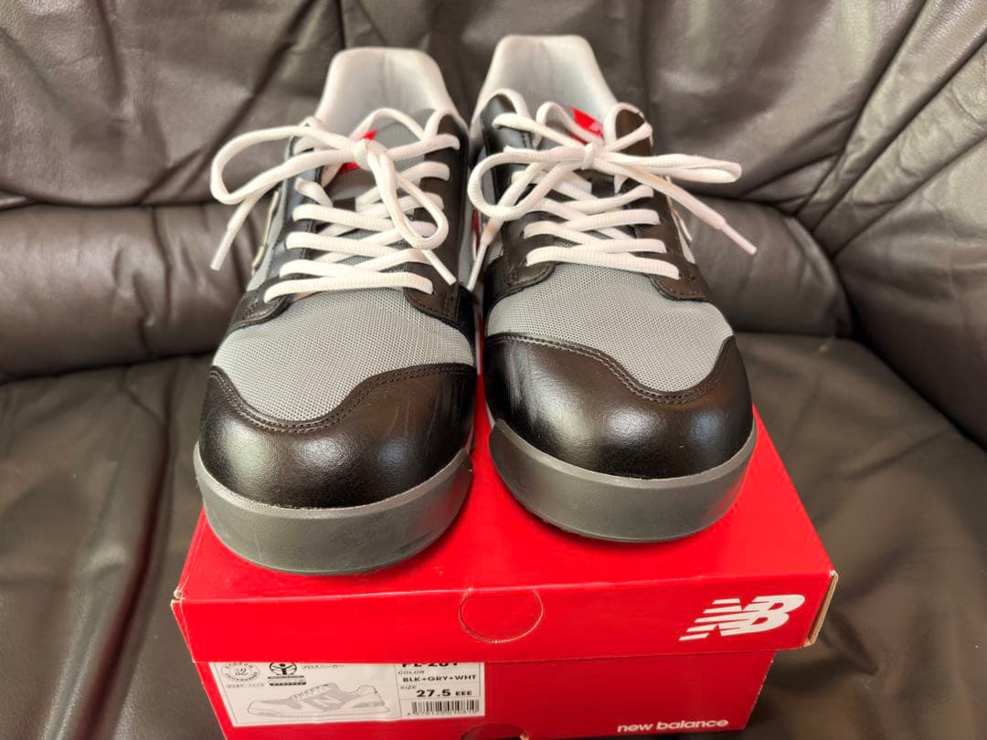 New Balance 安全靴 27.5cm ブラック/グレー/ホワイト