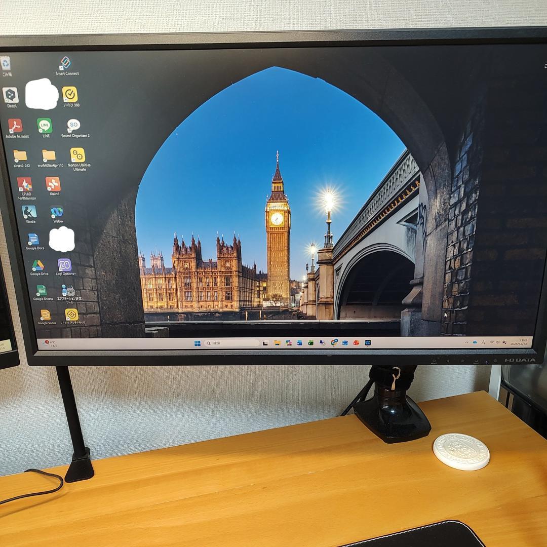 ショベル様専用】I-O DATA＆HP 23.8インチ 2枚 ※スタンドなし