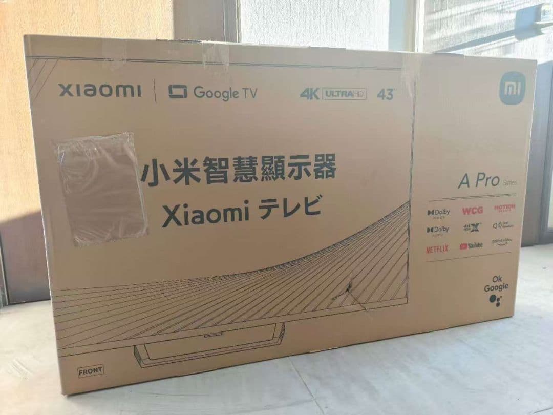 ヤ*ン様 (テ45）新品Xiaomi テレビ 43インチ A Pro 4K Amazon | シャオミ(Xiaomi) チューナーレステレビ 43インチ 4K 液晶