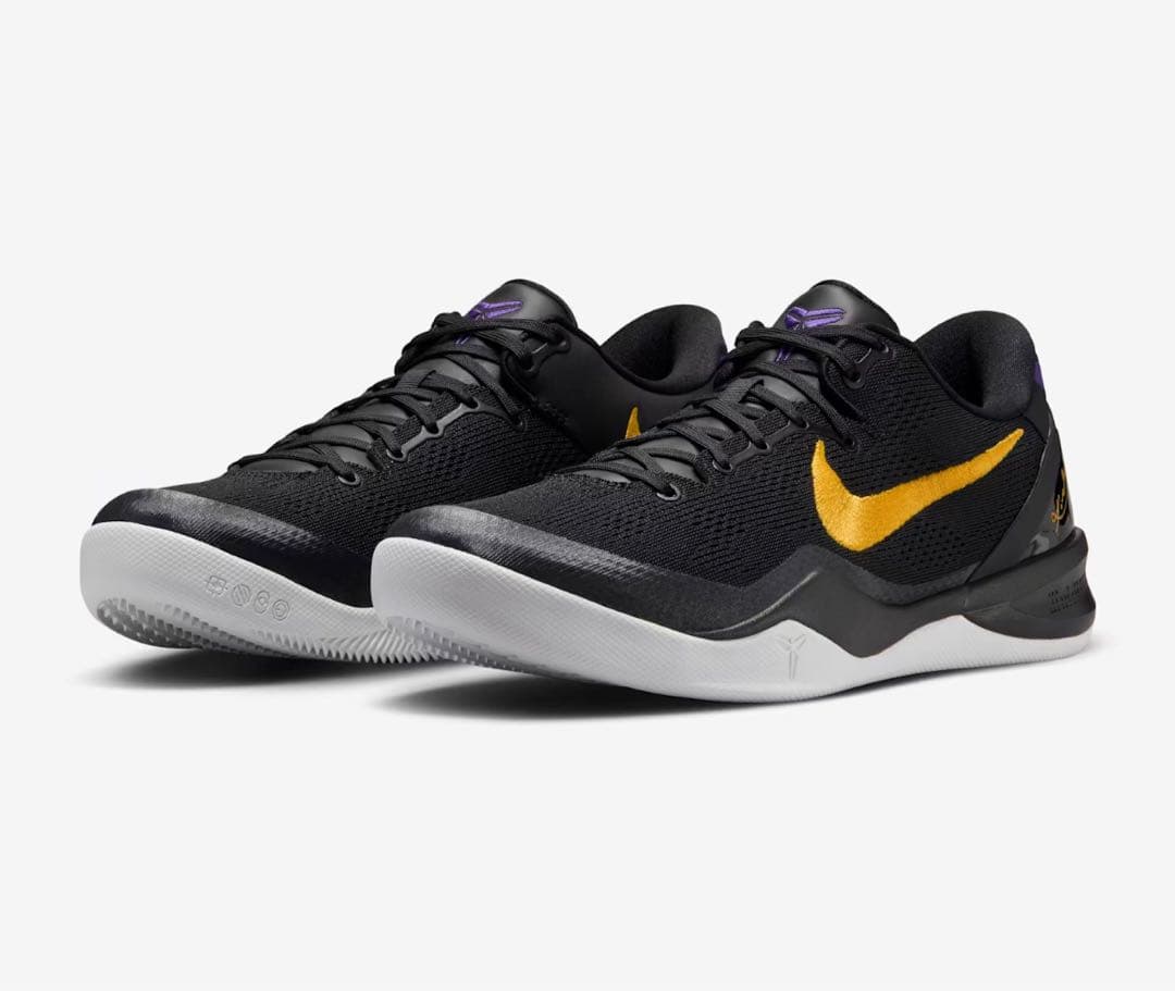 シューズ(男性用) Kobe 8 Protro Black&University Gold 28.5 Nike Kobe 8 Protro 'Black University Gold' HF9550-001