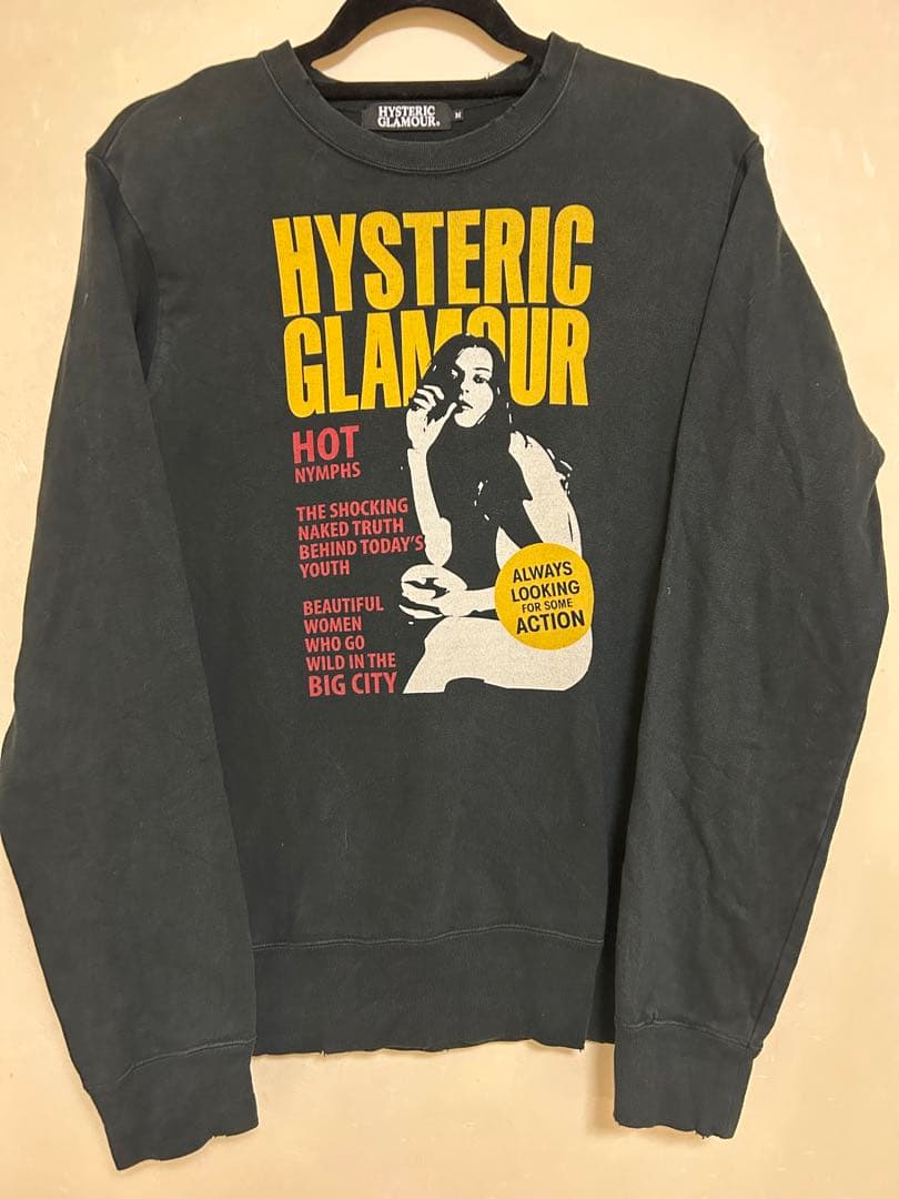 HYSTERIC GLAMOUR グラフィックスウェット M HYSTERIC GLAMOUR（ヒステリックグラマー） トレーナー スウェット