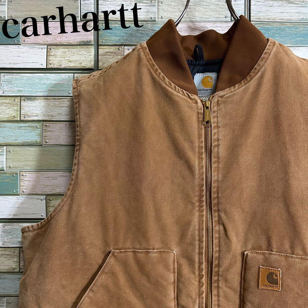 carhartt カーハート　ダックベスト　中綿　キルティングライナー 楽天市場】米国直輸入 カーハート ダック ベスト キルティング裏地
