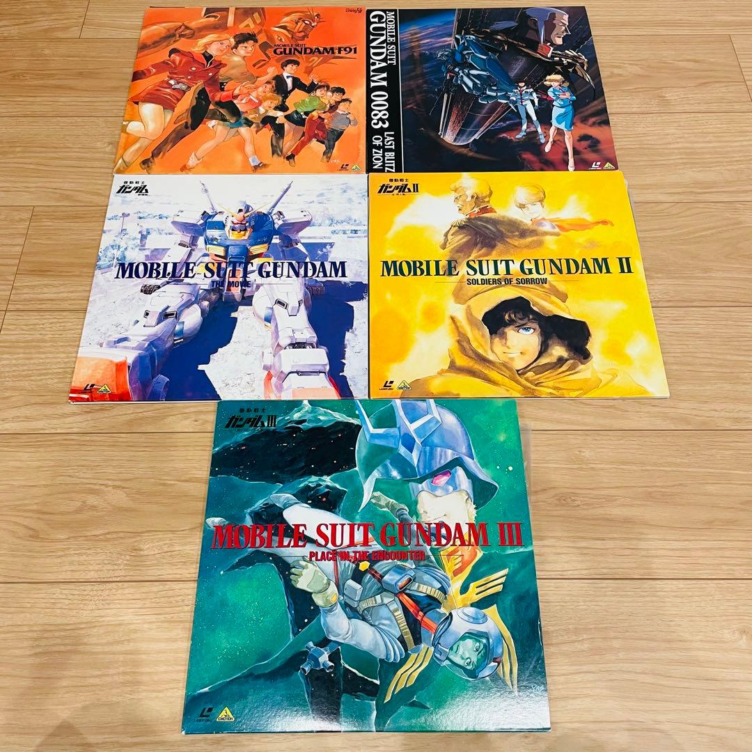 LD レーザーディスク5枚まとめて 機動戦士ガンダムⅢ LD めぐりあい