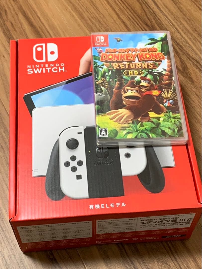 Nintendo Switch 有機ELモデル + ドンキーコング新品未開封 新品未開封ニンテンドースイッチNintendo Switch 有機EL本体