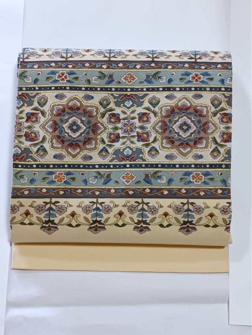 正絹袋帯・明綴れ 28日23時迄！”【25周年セール】 【河村織物 河村つづれ】 特選手織綴れ