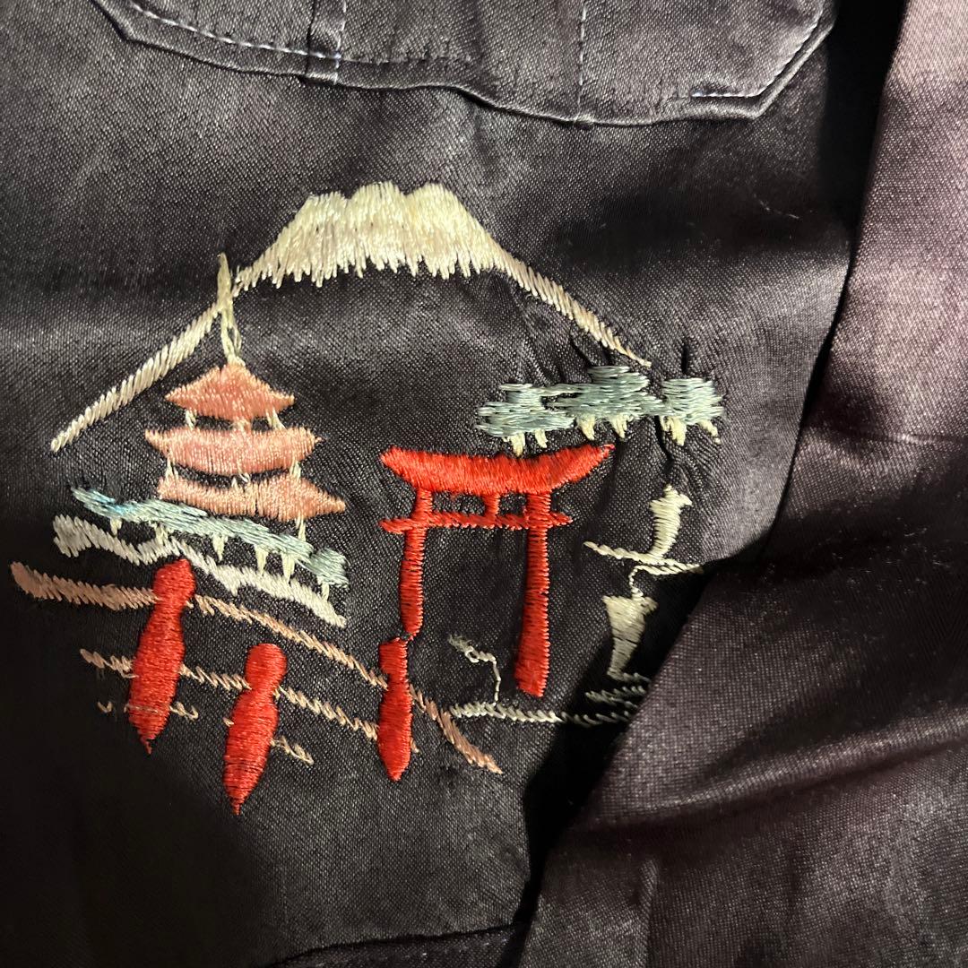 サテン ビンテージ 古着 30s スカシャツ - メルカリ