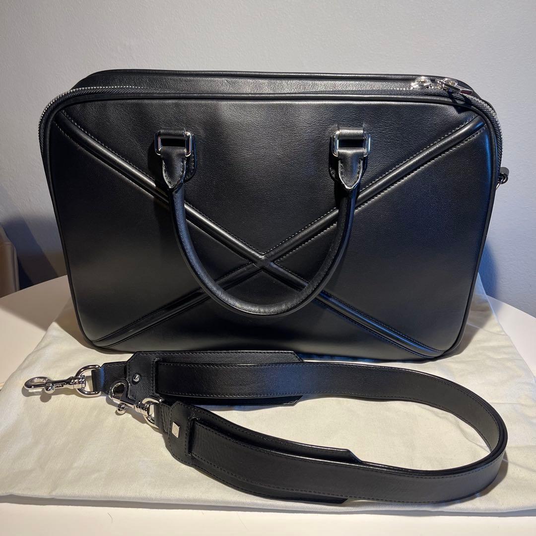 再値下げ！ロエベ LOEWE ブラックビジネスバッグ 本革