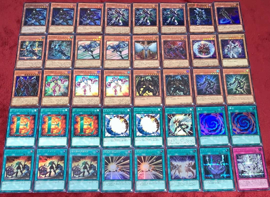 遊戯王 本格構築HEROデッキ40枚＋E X15枚＋α - メルカリ