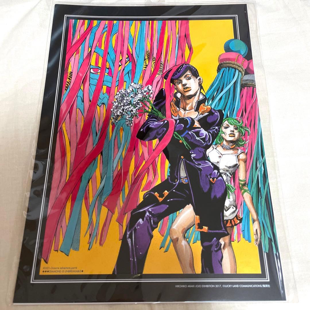 ジョジョ展 イラストボード アートパネル 仗助＆鈴美 新品未開封
