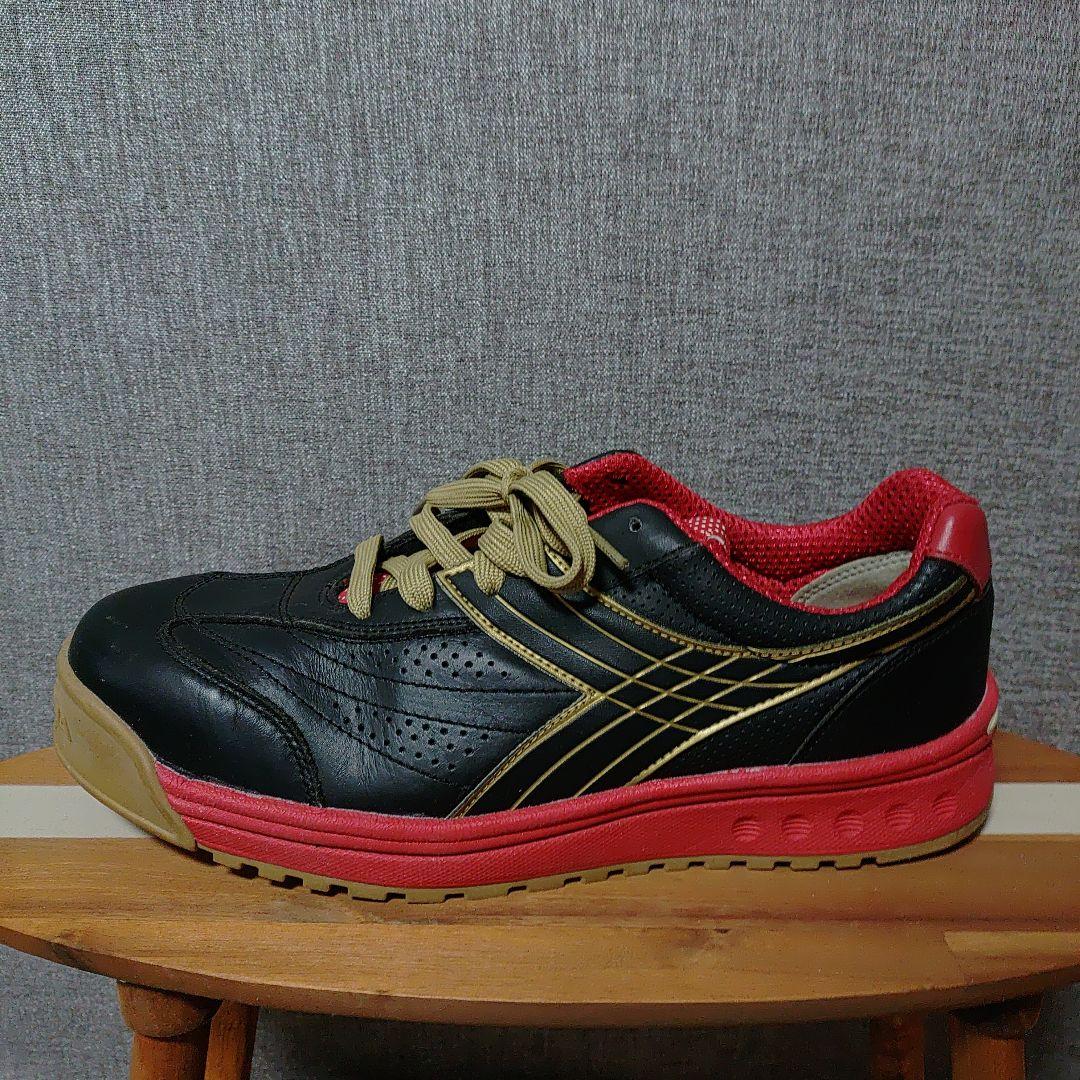 DIADORA 安全靴 黒/赤 27.5cm EEE