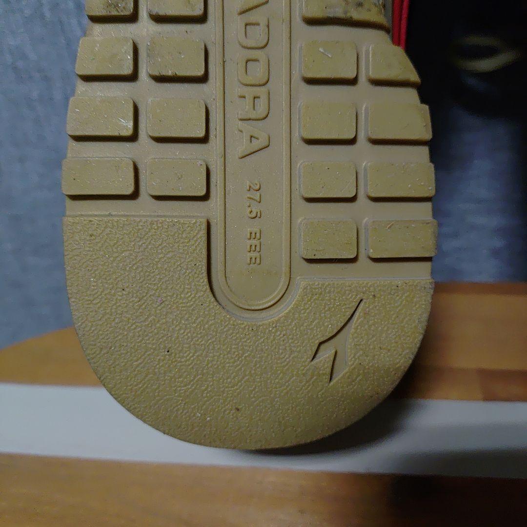 DIADORA 安全靴 黒/赤 27.5cm EEE