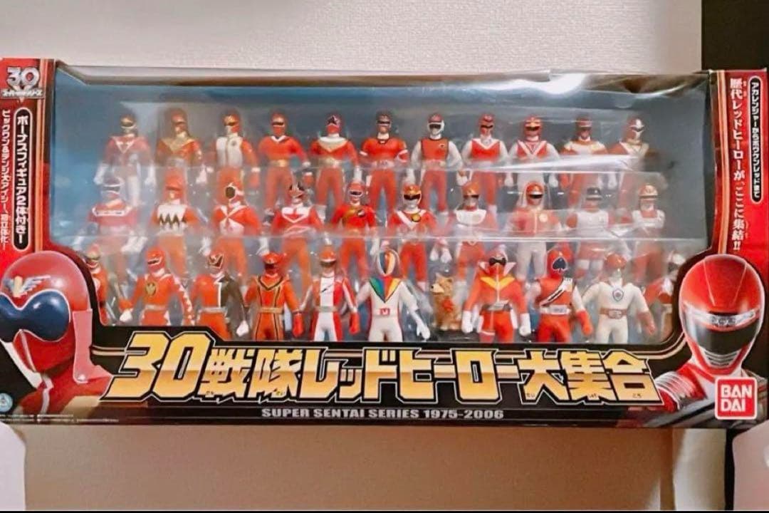 レア！美品 】30戦隊レッドヒーロー大集合 スーパー戦隊シリーズ【即