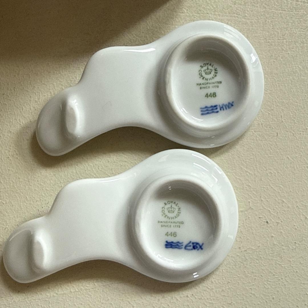 新品⭐︎ロイヤルコペンハーゲン ブルーパルメッテ箸・スプーン置き 2