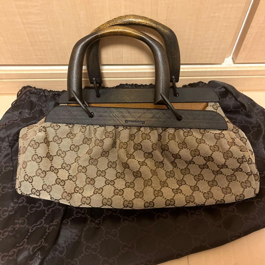 GUCCI GG Old Gucci 80’sバッグ 保存袋付き OLD Gucci 80sマイクロGG ブリーフバッグ – Vintage Shop Rococo