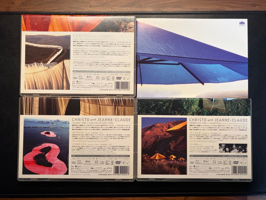 【美品/レア】クリスト&ジャンヌ=クロード〈3枚組DVD〉