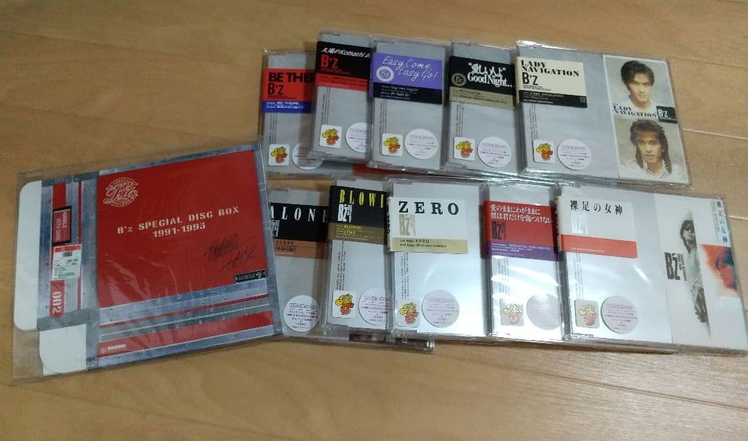 B'z 15周年記念シングル 10枚セット 初回生産 ピクチャーレーベル