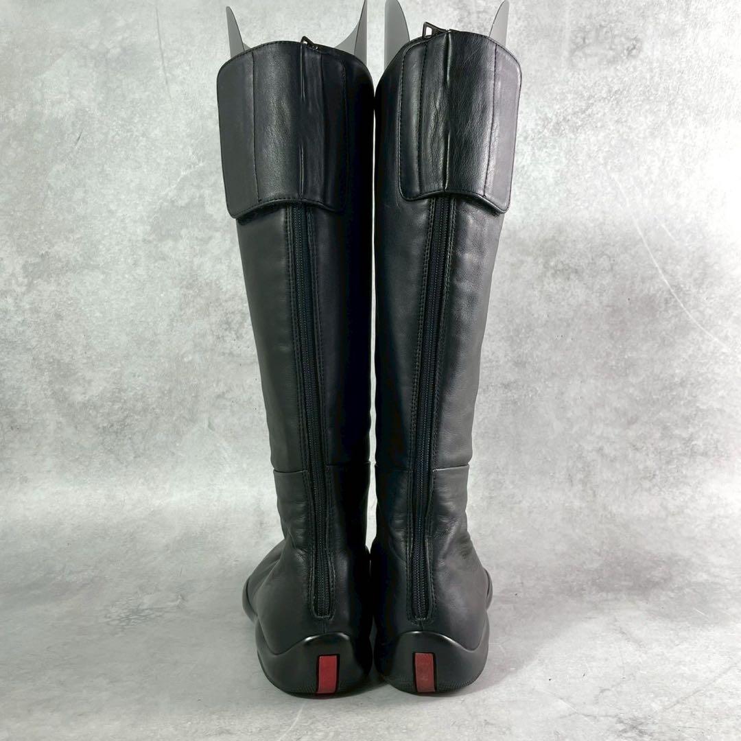 PRADA プラダスポーツ ロングブーツ 35.5 アーカイブ センタージップ