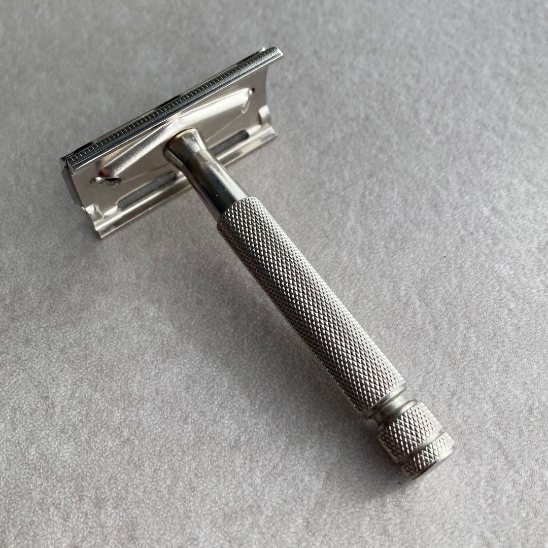 フェザー 昭和レトロ 髭剃り コンパクト ビンテージ 両刃 カミソリ