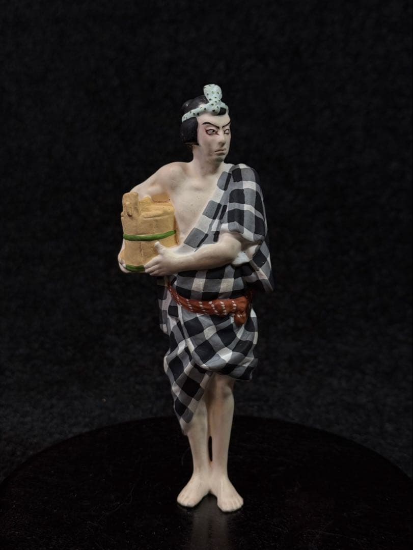 歌舞伎人形 博多人形 小島与一 小島與一 興一造 義経千本桜 すし屋