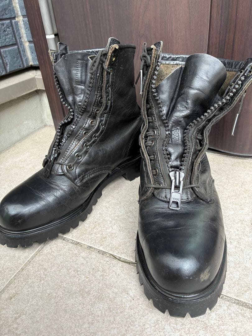 Redwingファイアーマンブーツ ジッパー付き アイアントゥー - メルカリ